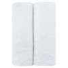 Bassinet Sheets Baby Fitted Bassinet Sheet 2 Pack In Solid White