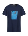 Bastille Man T-shirt Navy Size 3xl Cotton In Navy