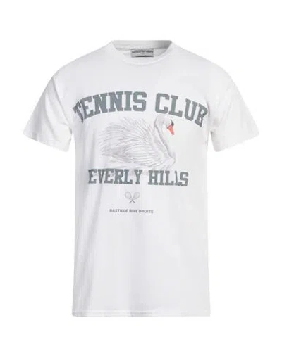 Bastille Man T-shirt White Size Xxl Cotton