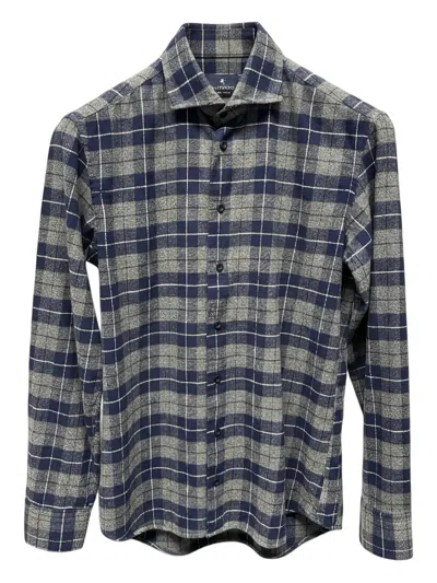 Bastoncino Checked Shirt In Gray