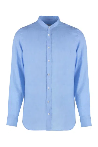Bastoncino Linen Shirt In Blue