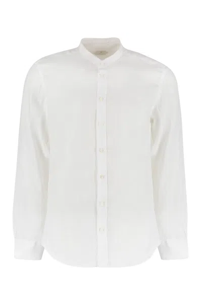 Bastoncino Linen Shirt In White