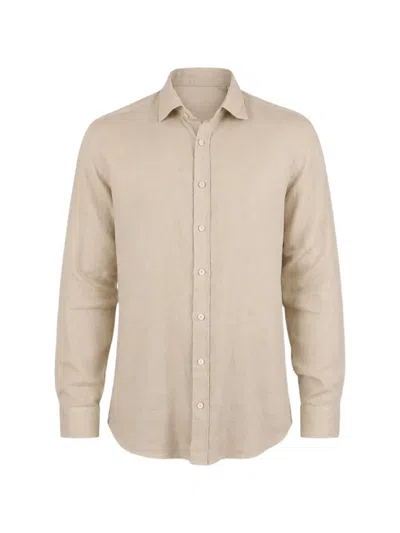 Bastoncino Long-sleeved Button-down Shirt In Neutral