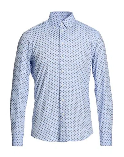 Bastoncino Man Shirt Azure Size 15 ¾ Cotton In Blue