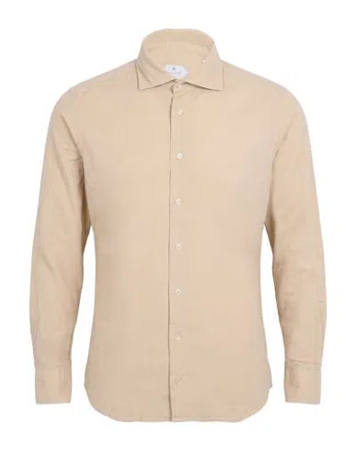 Bastoncino Man Shirt Beige Size 15 ½ Cotton In Neutral