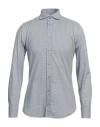 Bastoncino Man Shirt Blue Size 17 ½ Cotton