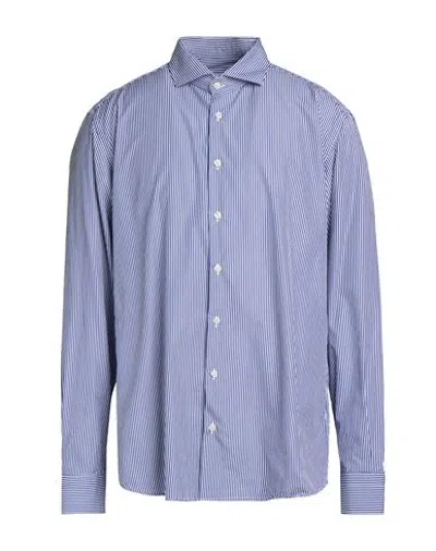 Bastoncino Man Shirt Blue Size 17 ¾ Cotton In Multi