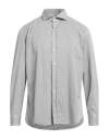 Bastoncino Man Shirt Grey Size 17 Cotton