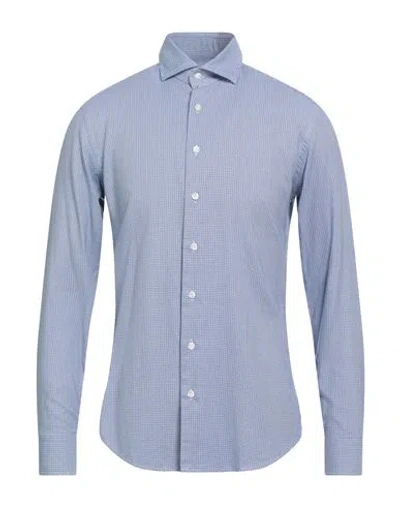 Bastoncino Man Shirt Light Blue Size 15 ¾ Cotton