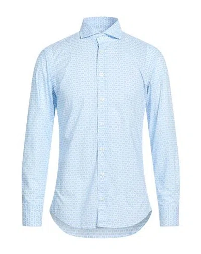 Bastoncino Man Shirt Light Blue Size 15 ½ Cotton