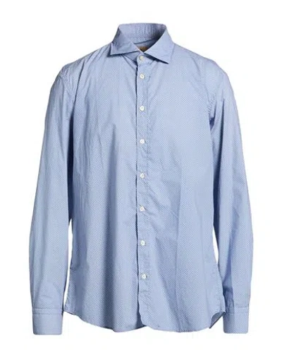 Bastoncino Man Shirt Light Blue Size 17 ½ Cotton