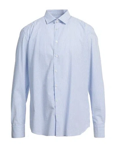 Bastoncino Man Shirt Light Blue Size 17 Cotton