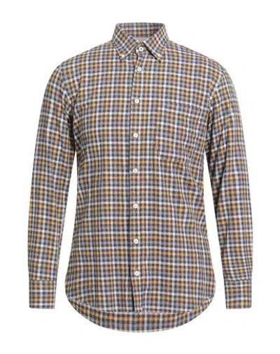 Bastoncino Man Shirt Marigold Size 16 ½ Cotton