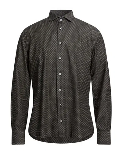 Bastoncino Man Shirt Navy Size 15 ¾ Cotton In Blue