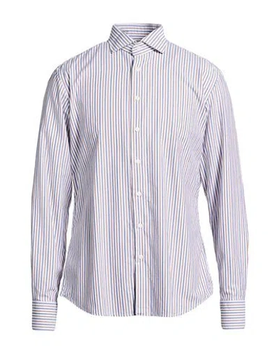 Bastoncino Man Shirt Navy Size 15 ¾ Cotton In Blue