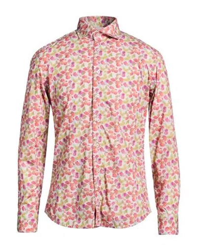 Bastoncino Man Shirt Pink Size 15 ¾ Cotton In Multi