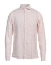 Bastoncino Man Shirt Pink Size 16 ½ Cotton