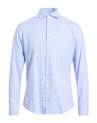 Bastoncino Man Shirt Sky Blue Size 17 ½ Cotton