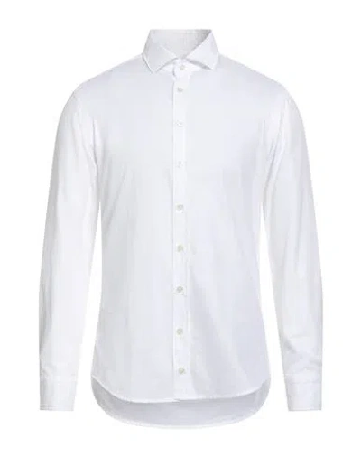 Bastoncino Man Shirt White Size 15 ¾ Cotton