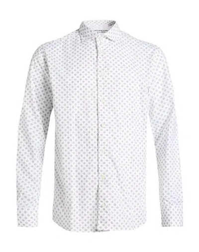 Bastoncino Man Shirt White Size 15 ¾ Cotton