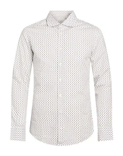 Bastoncino Man Shirt White Size 15 Cotton In Multi