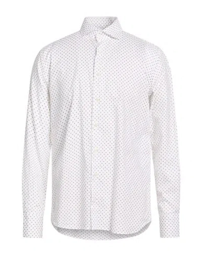 Bastoncino Man Shirt White Size 16 Cotton