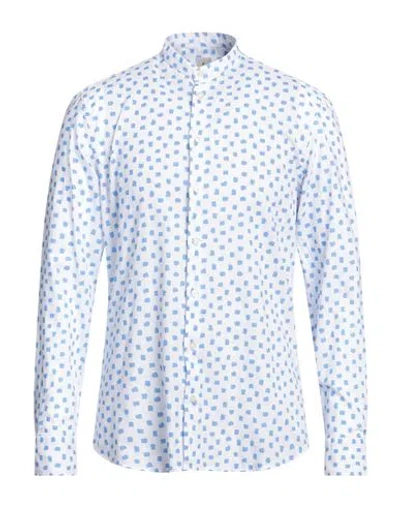 Bastoncino Man Shirt White Size 16 Linen, Cotton