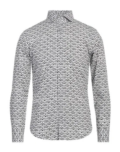 Bastoncino Man Shirt White Size 17 ½ Cotton