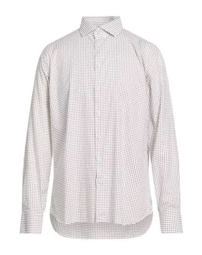 Bastoncino Man Shirt White Size 17 Cotton