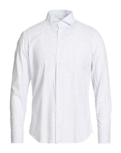Bastoncino Man Shirt White Size 17 ½ Cotton