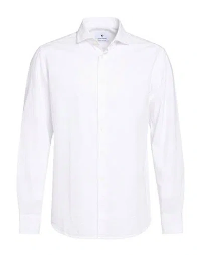 Bastoncino Man Shirt White Size 17 ½ Cotton