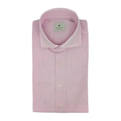 Bastoncino Simo Linen Men's Sima Cottage Filed In Pink