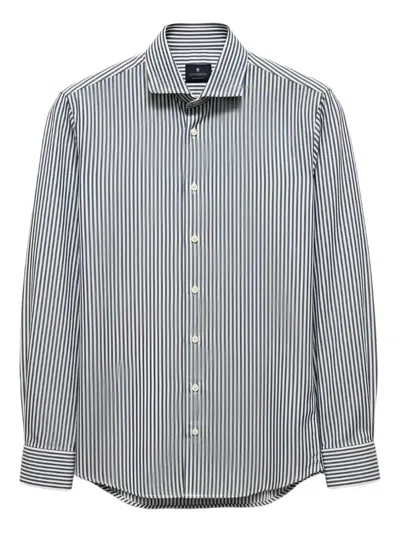 Bastoncino Striped Shirt In Black
