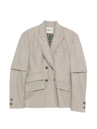 Batakovic Belgrade Double-breasted Suit In Neutral