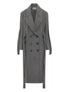 Batakovic Belgrade Jade Double-breasted Coat In Gray