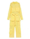 Batakovic Belgrade Multilple-pockets Trousers Set In Yellow