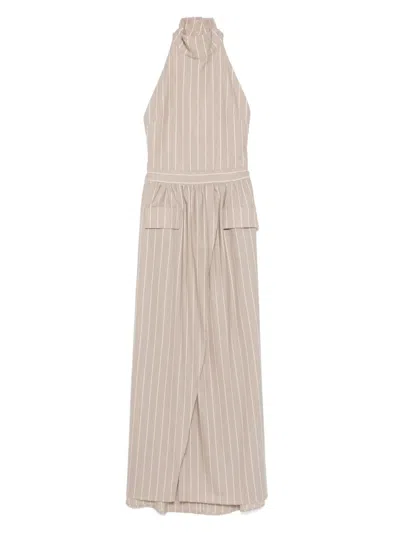 Batakovic Belgrade Sharlot Maxi Dress In Neutrals