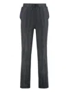 Batakovic Belgrade Striped-pattern Trousers In Gray