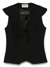 Batakovic Belgrade Wool Waistcoat In Black