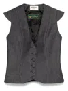 Batakovic Belgrade Wool Waistcoat In Blue