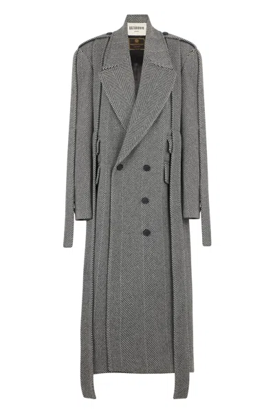 Batakovic Elegant Long Wool Jacket For Women In Gray