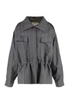 Batakovic Oversized Gray Jacket With Pockets In Gray