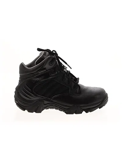 Pre-owned Bates Ankle Boots In Black