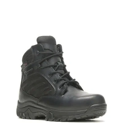 Pre-owned Bates Women's Gx X2 Mid Dryguard+™ Work Boot Black - E03962, Black