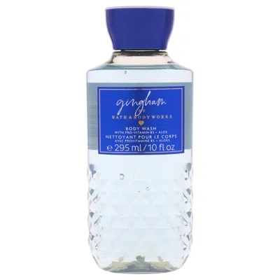 Bath And Body Works Gingham By  For Unisex - 10 oz Body Wash In Blue
