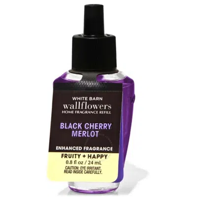 Bath And Body Works Unisex Black Cherry Merlot White Barn Wallflowers Diffuser 0.81 oz Refill Fragra