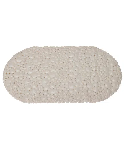 Bath Bliss Non-slip Natural Fiber Bathmat, 26.4" X 14.6" In Ivory