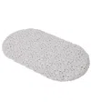 Bath Bliss Non-slip Natural Fiber Bathmat, 26.4" X 14.6" In White