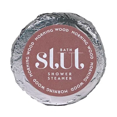 Bath Slut Brown Aromatic Shower Steamers - Ten-pack - Morning Wood - Bergamot In Gray