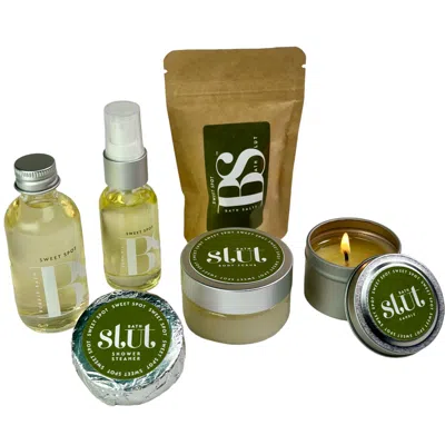 Bath Slut Green Bath & Body Care Gift Set - Sweet Spot - Freesia